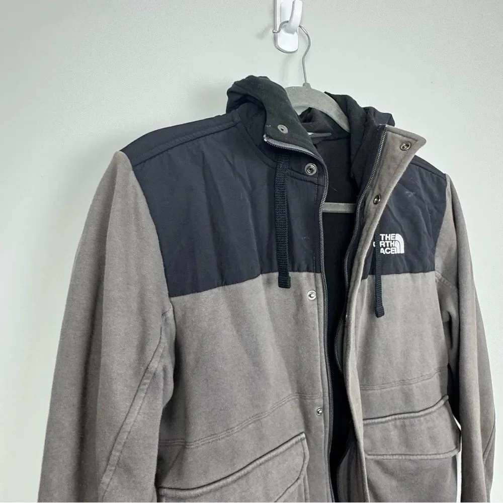 THE NORTH FACE | Two-Tone Hooded Jacket Gray and Black Men’s Size Small